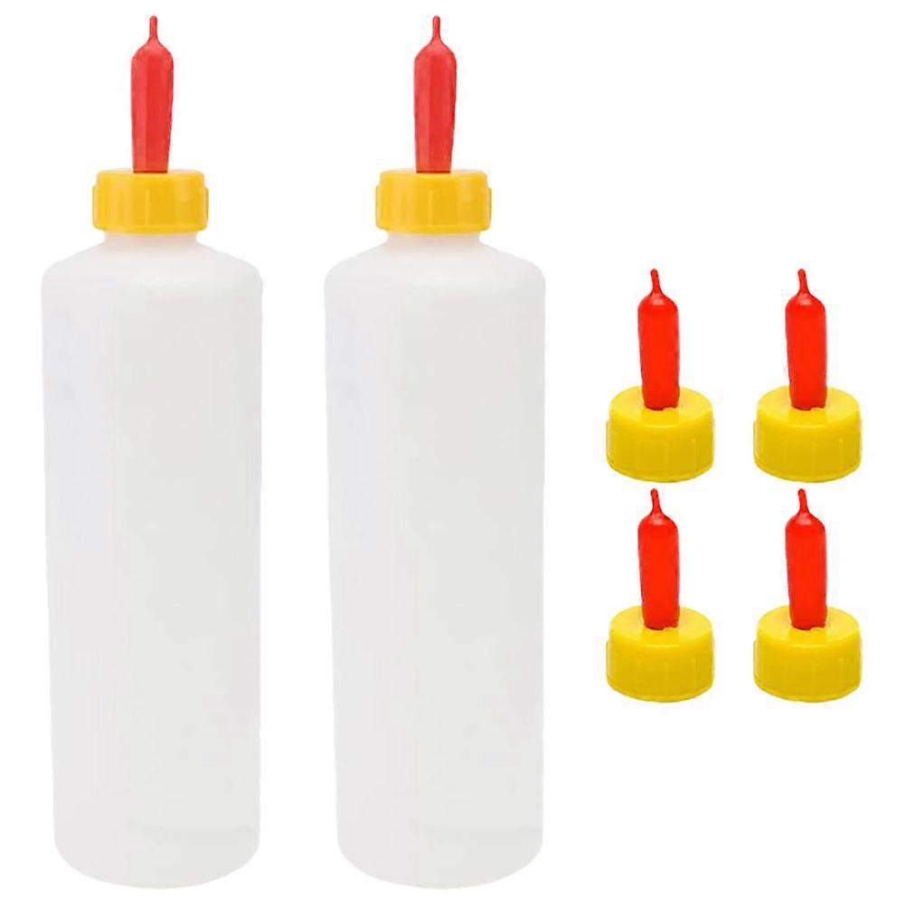 Livestock Milk Bottles Lamb Nursing Bottles for Feeding Use 6Sets