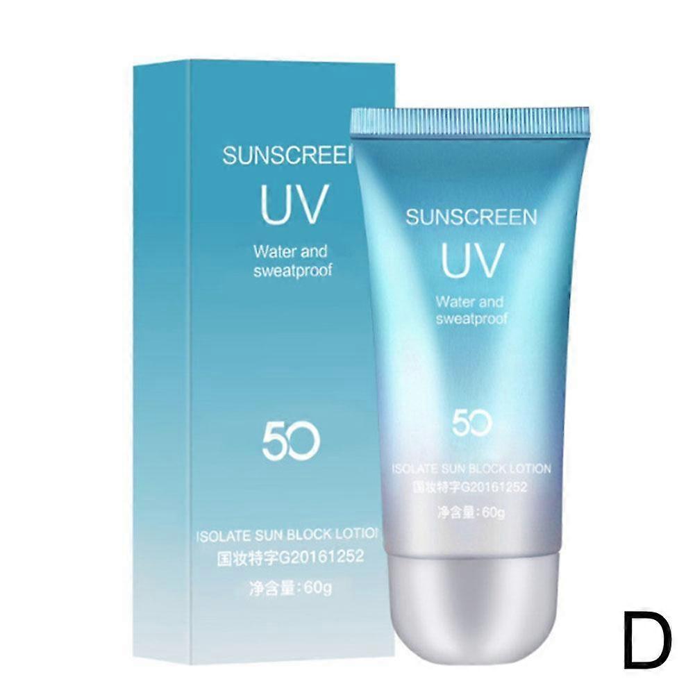 Lightweight Sunscreen SPF 60ml Broad Spectrum Waterproof Non-Greasy Face Body Protection