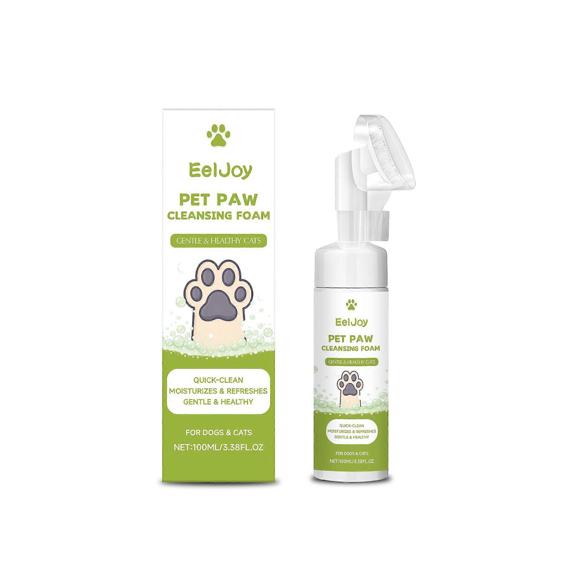 Paw Cleaner for Dogs & Cats, No-Rinse Foaming Pet Foot Washer with Built-in Scrubber Brush for Dirty, Muddy Paws, For Small, Medium & Large Dogs, Pupp