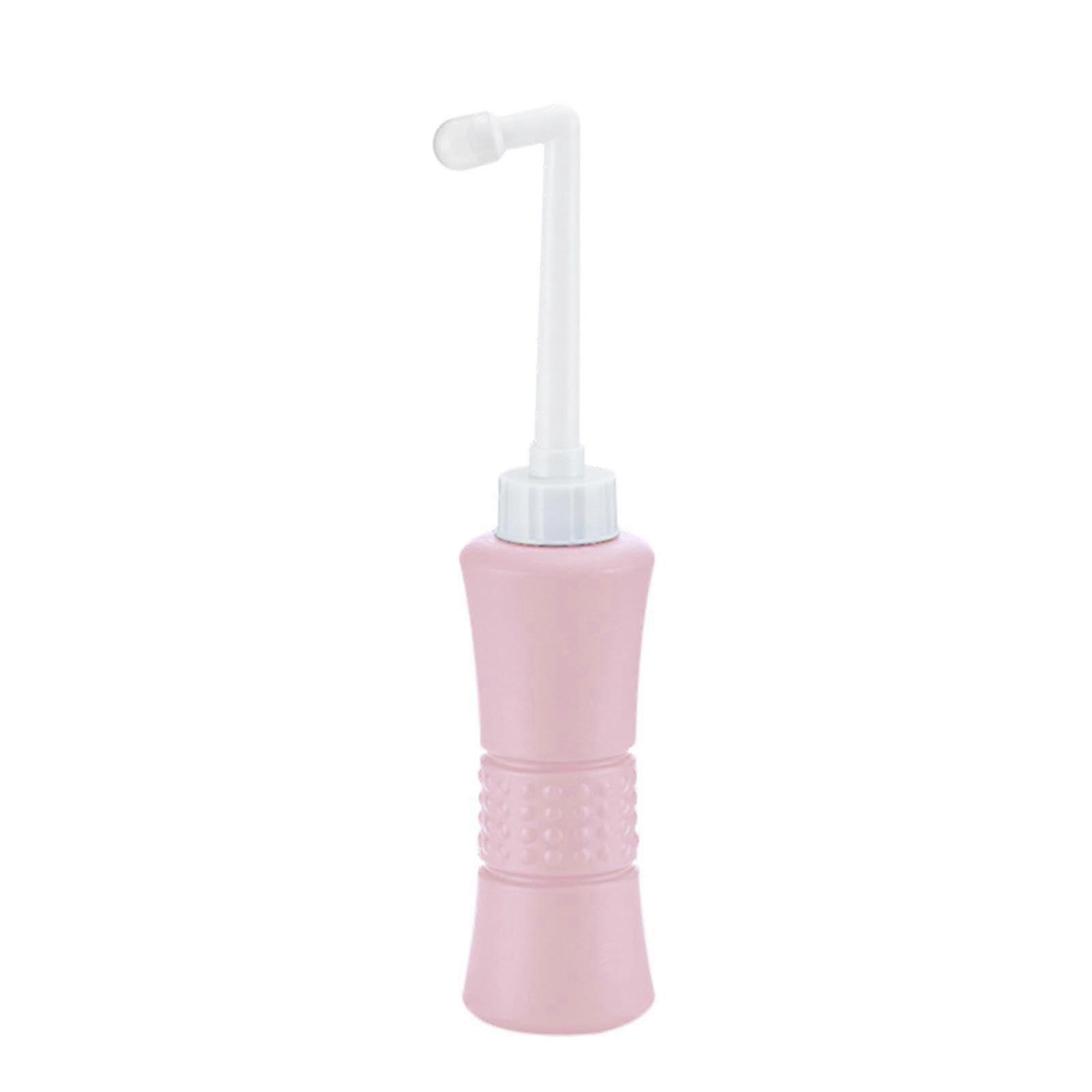 500ml Perineal Bottle - Portable Bidet for Postpartum Care with 75° Nozzle and Washable Storage Bag, Upside Down Squeeze Design
