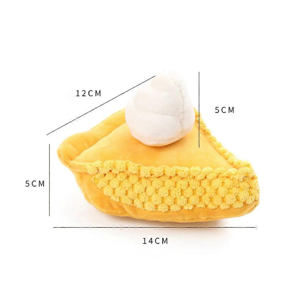 3Pcs Pet Squeaky Toys Cartoon Chew Toy Holiday Dog Cat Size 5.5×4.7×2in