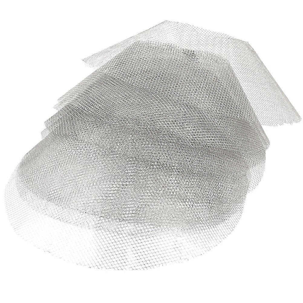 Range Hood Replacement Filter 100 Pcs Bowl Shaped Grease Absorption Kitchen Use Silver Size 21X21X9CM