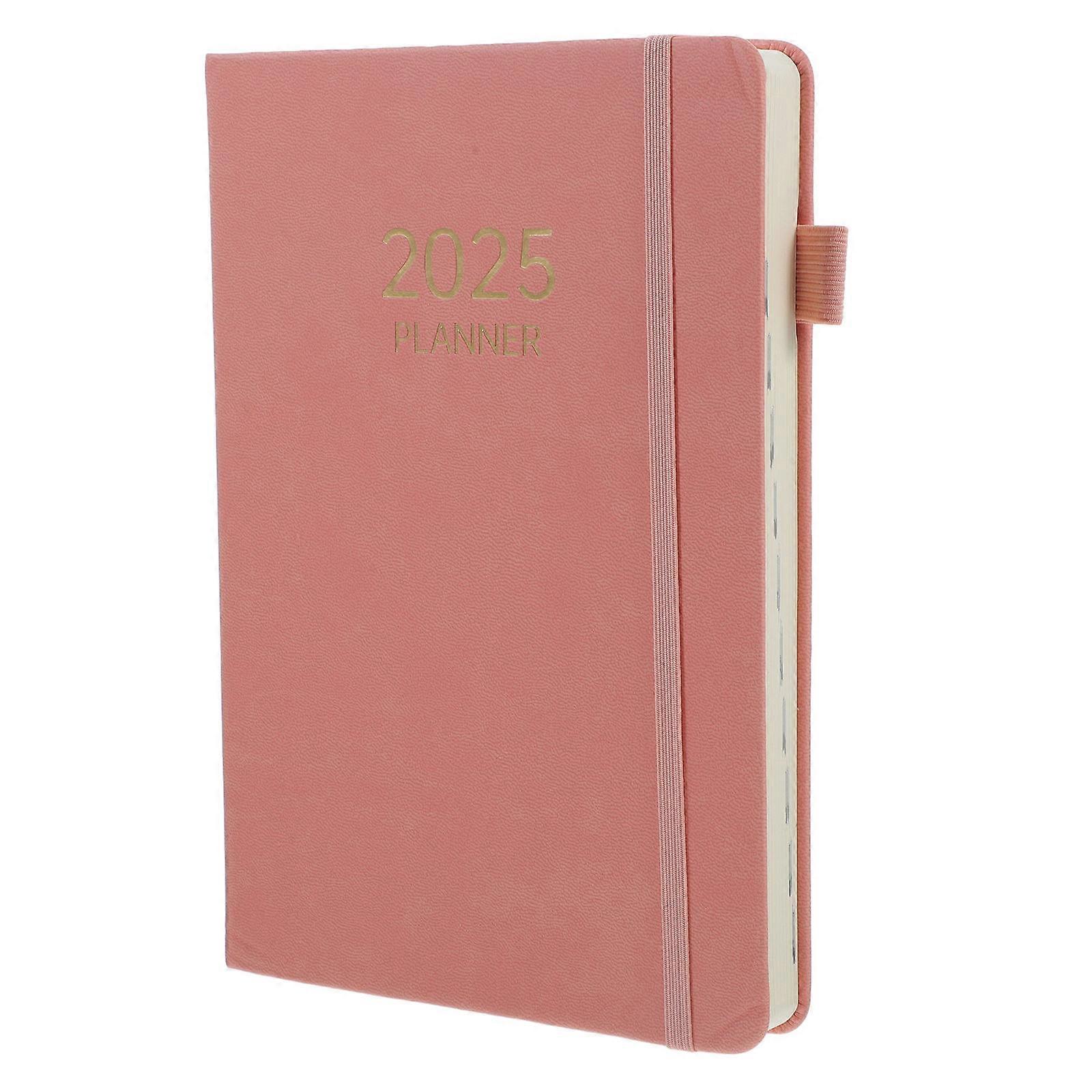 Planner Organizer Diary Organiser A5 Office Accessory Scheduling Journaling Pink 1Set