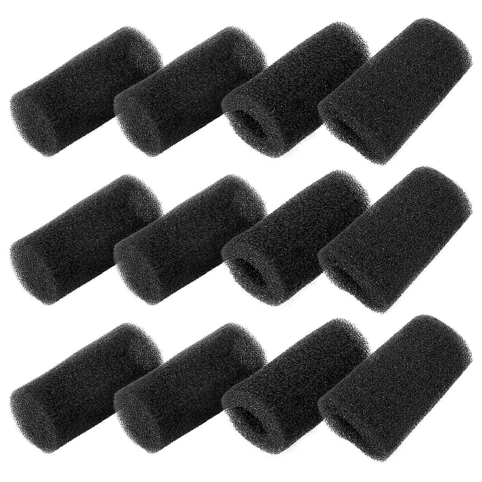 12Pcs Fish Tank Pre-Filter Sponge Roll Replacement Filters For Aquarium Owners In Freshwater Environments 22Mm Diameter Filtration