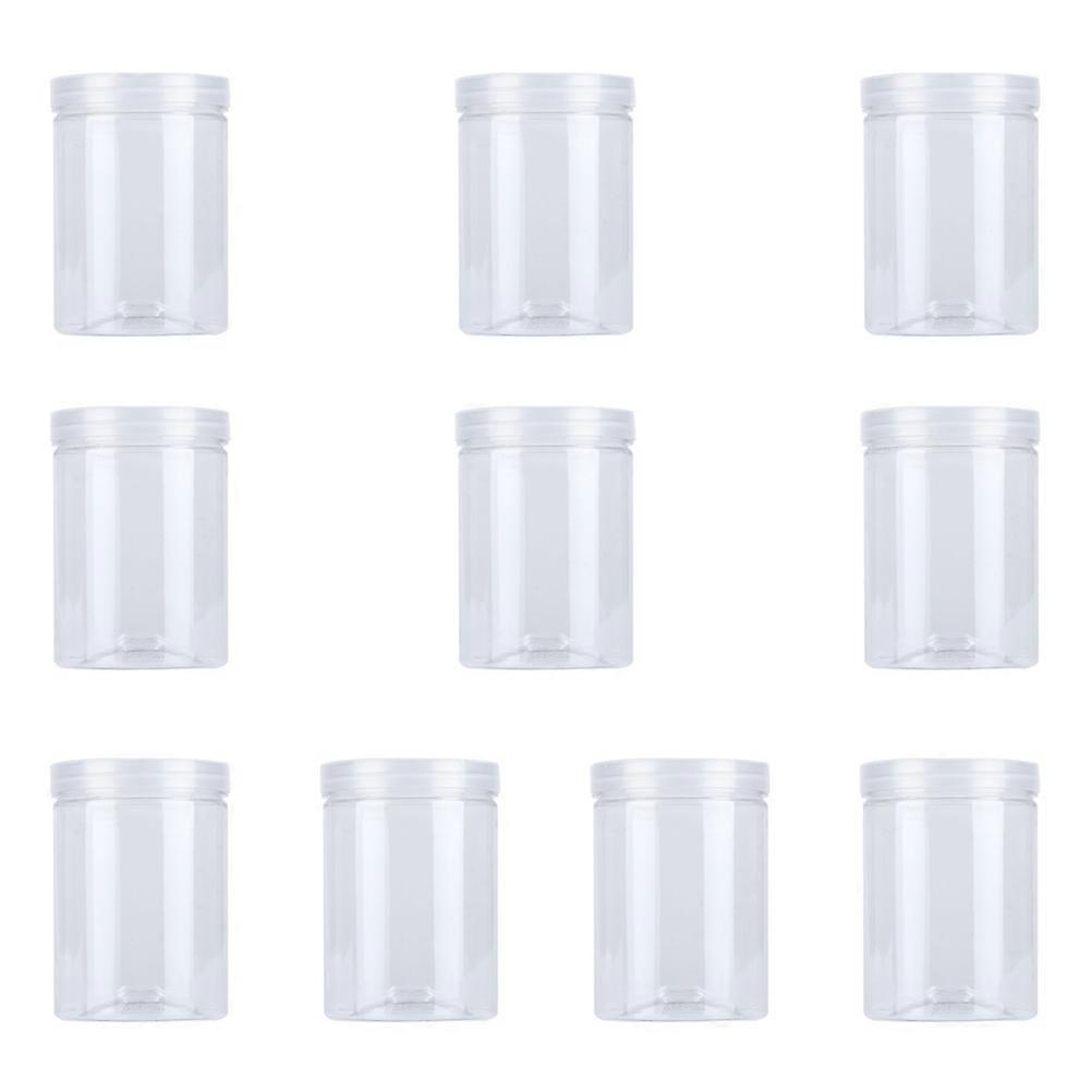 Tea Jar 20Pcs Transparent Plastic Food Jars for Storage Use