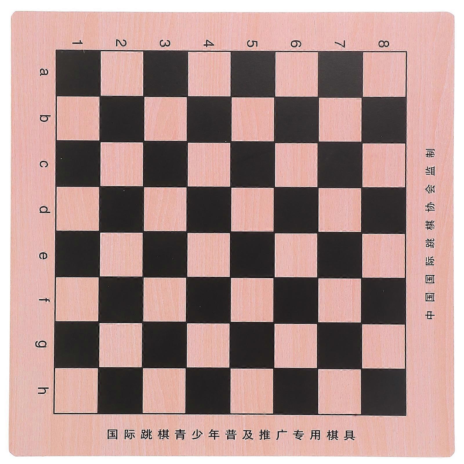 Checkerboard Wooden Portable Checkerboard for 3Pcs Household Use