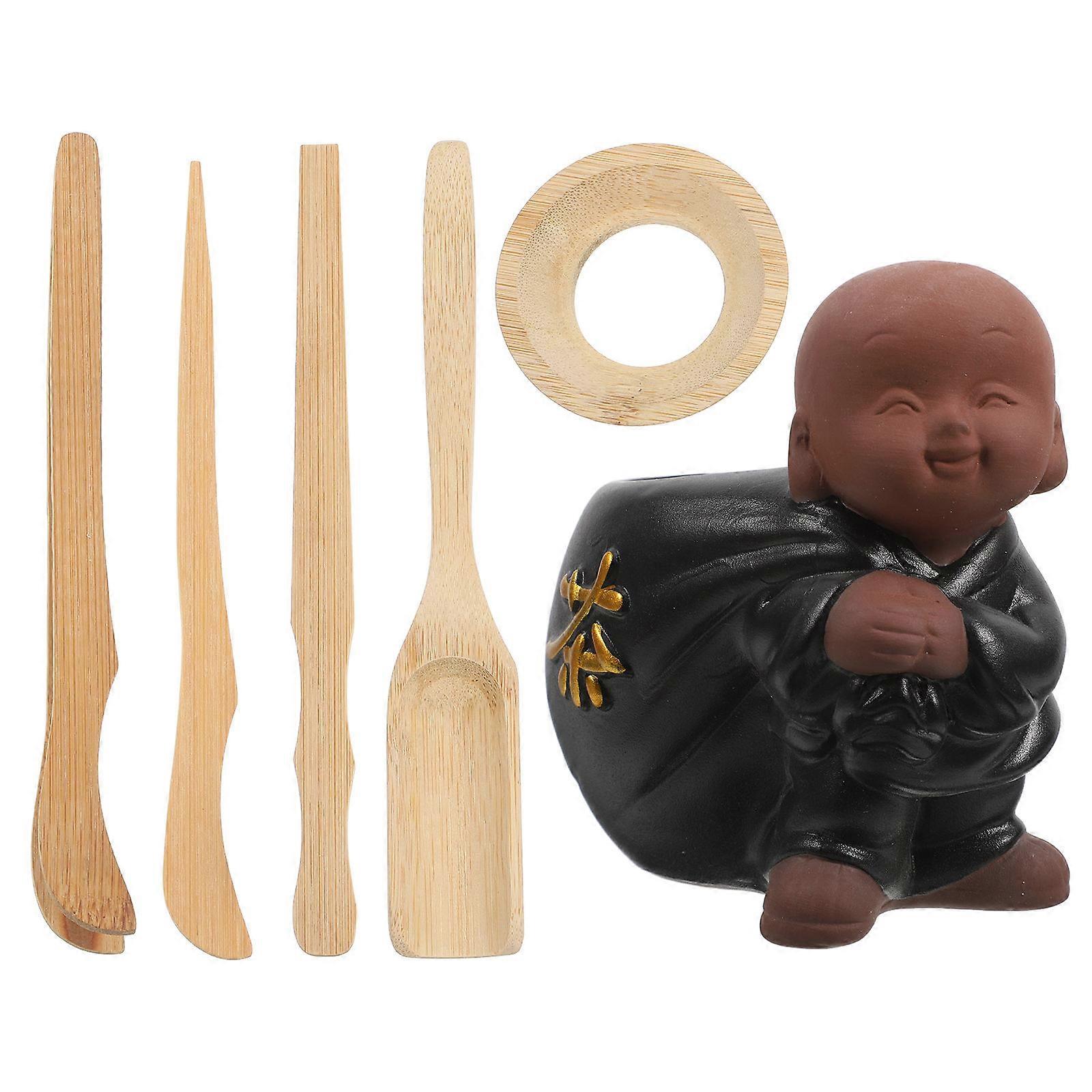 Gong Fu Tea Tools 1 Set Style Tea Utensil Accessories Ideal For Friends And Family In Office Teahouse Settings Square Shape