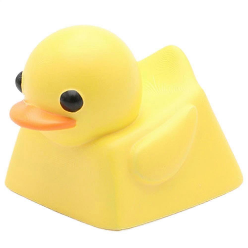 Cartoon Keyboard Key Caps Yellow Duck Resin Mechanical Keyboard Keycaps Replacement Parts Game Accessories Cute Decor