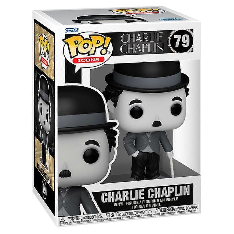 Figurine Pop Charlie Chaplin - Jouet en vinyle de collection, 4 pouces