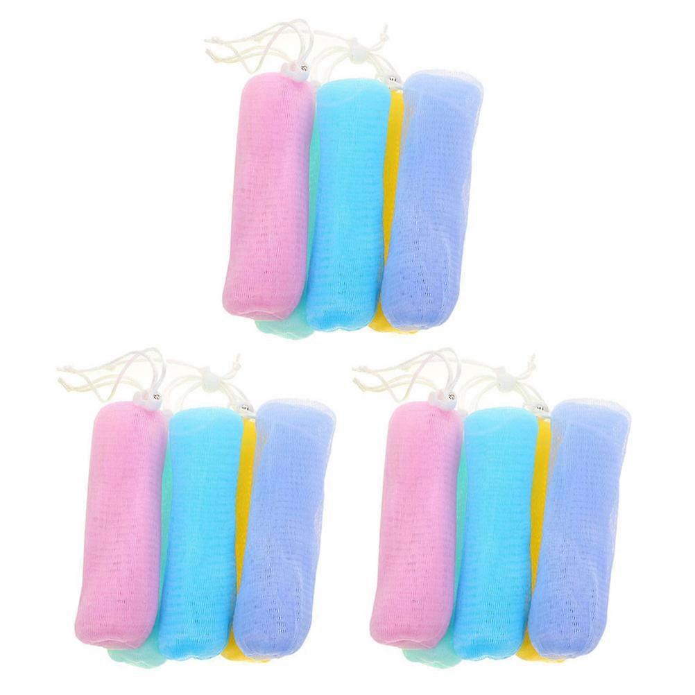 Soap Storage Pouch Exfoliating Bubble Foaming Net for Bathing Use 45Pcs