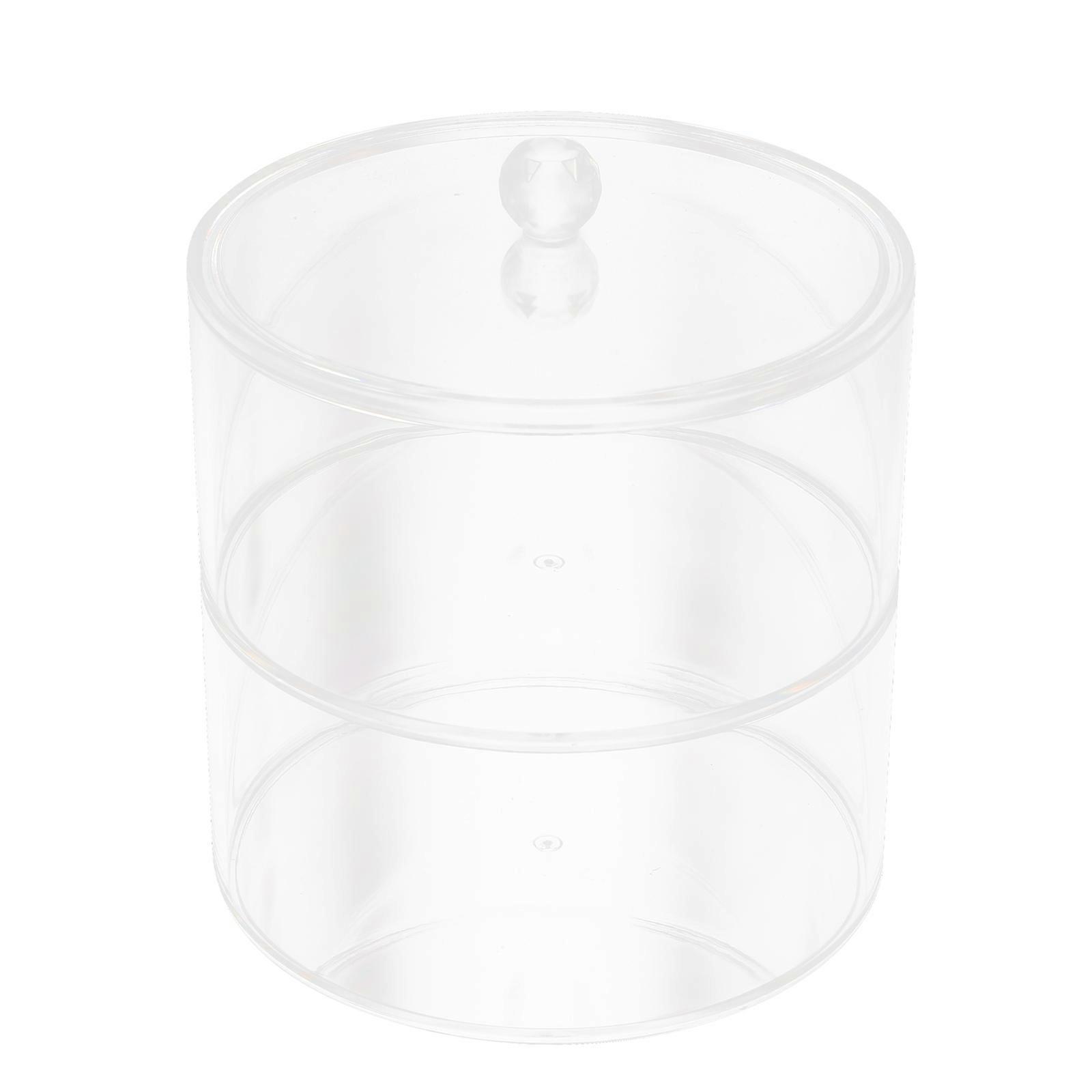 Stackable Storage Organizer 2Pcs Clear Acrylic Box For Cosmetics And Sundries Desktop Tidying 6.09X5.50X5.50in