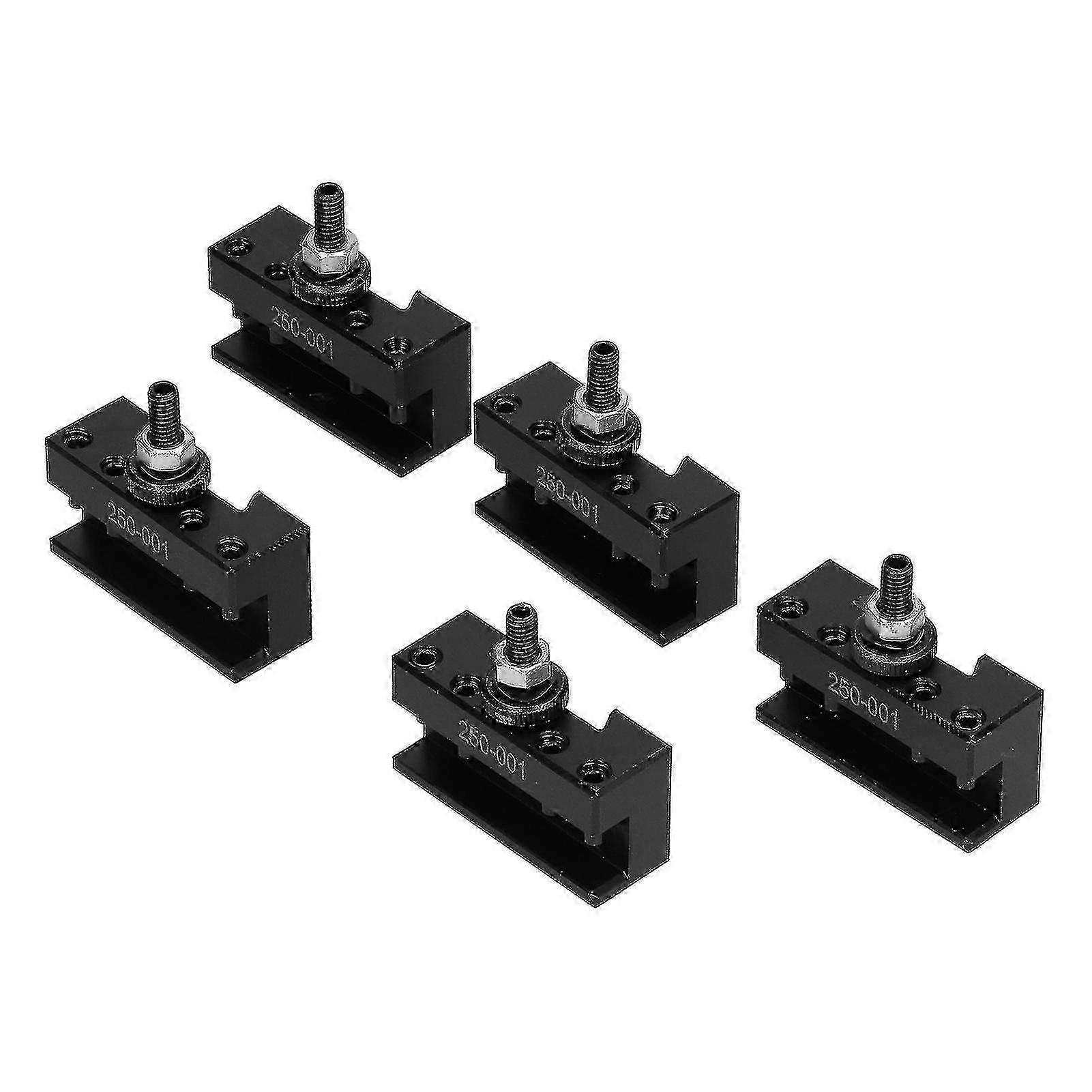 For Lathe Swing OXA 250-001: 5Pcs Quick Changing Tool Set for Fast Post Turning and Facing