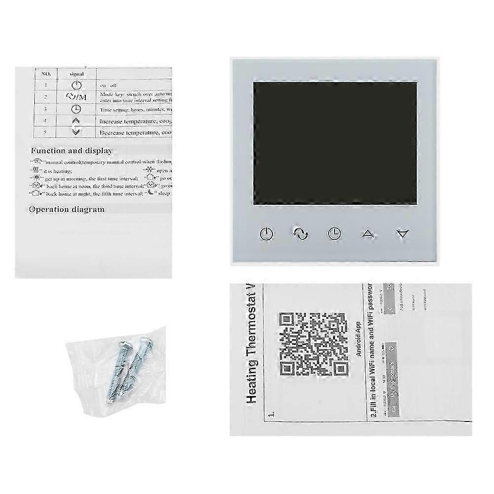 HY03WW-2 wifi Digital LCD Display Heating Programmable Thermostat Temperature Controller NTC