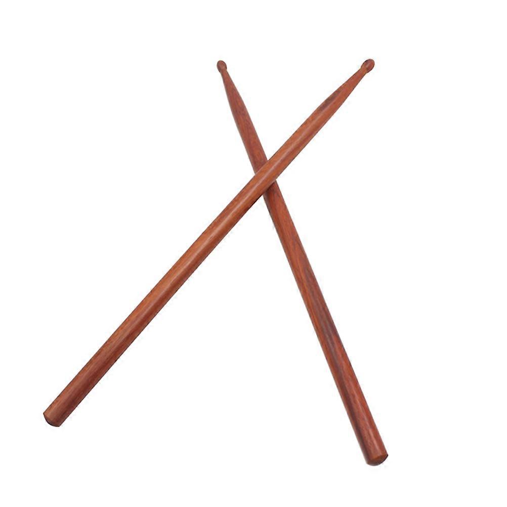 Drum Stick Drumstick Percussion for Drum 2Pairs Brown Wood Tip
