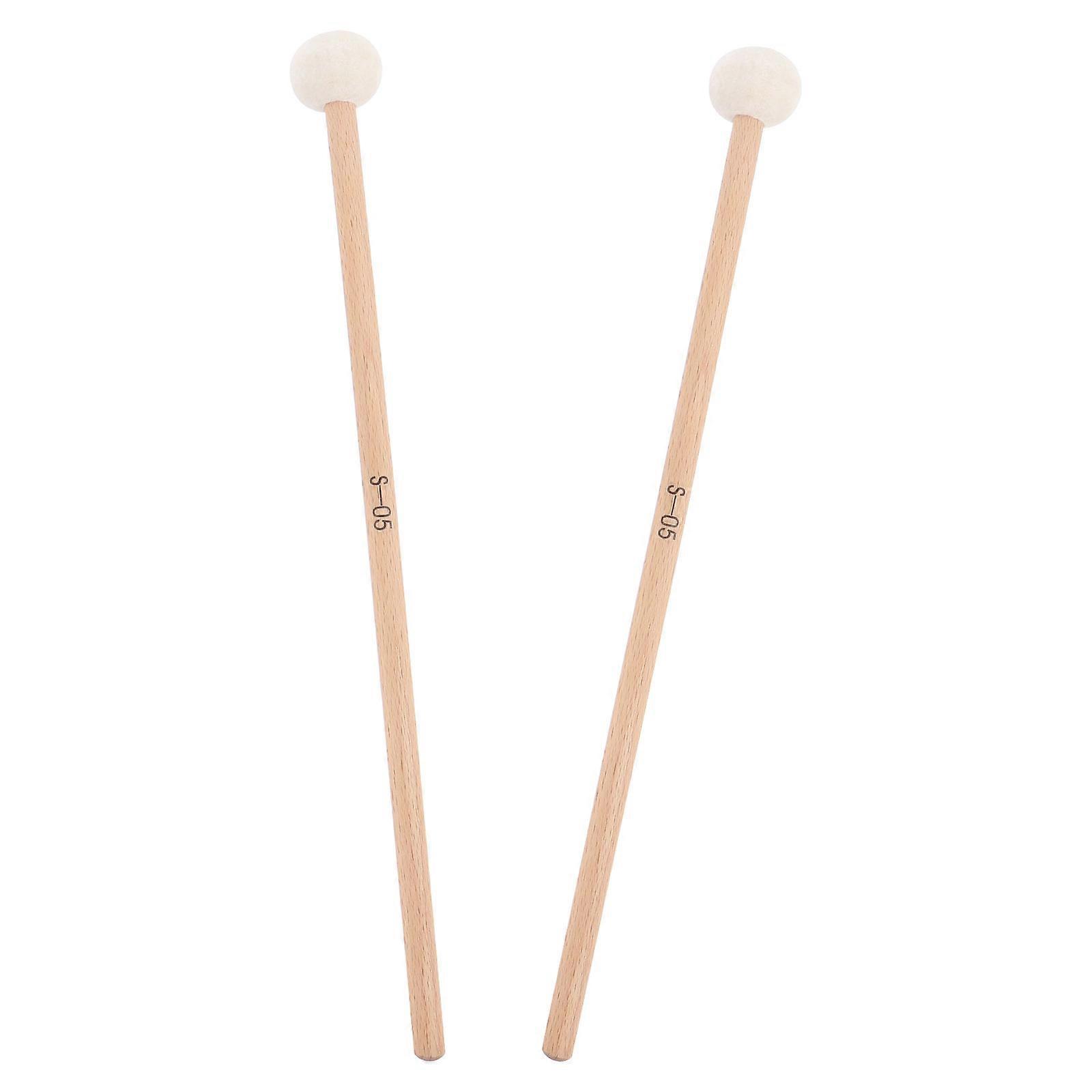 Percussion Mallet Stick for Playing 6Pcs Professional Timpani Drum Sticks