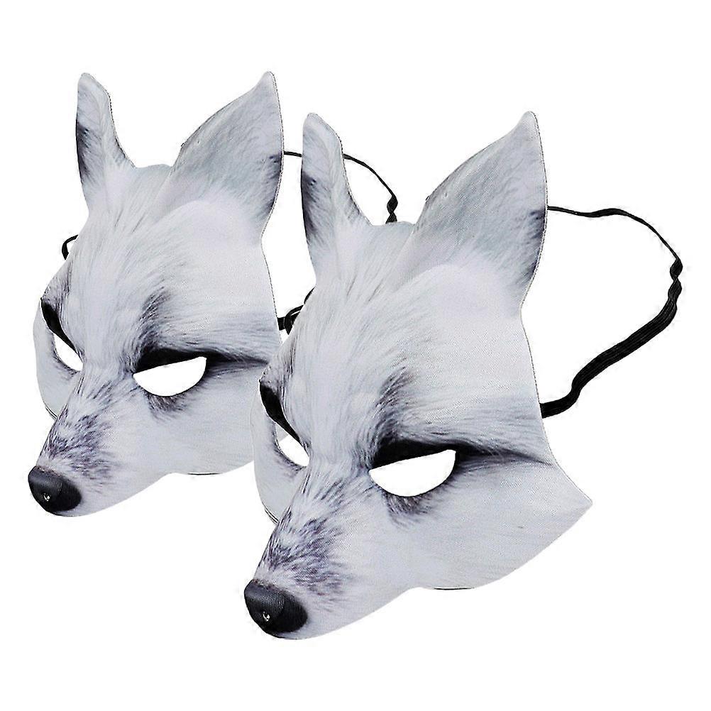 Masquerade Fox Mask Face Cover For Cosplay Event And Halloween Festivities With Comfortable Fit 8 Pcs