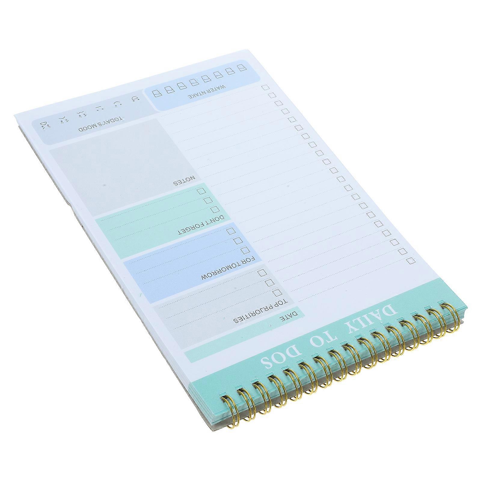 Daily Planner Notepad for to Do List 2Pcs Practical Tear Off Planner