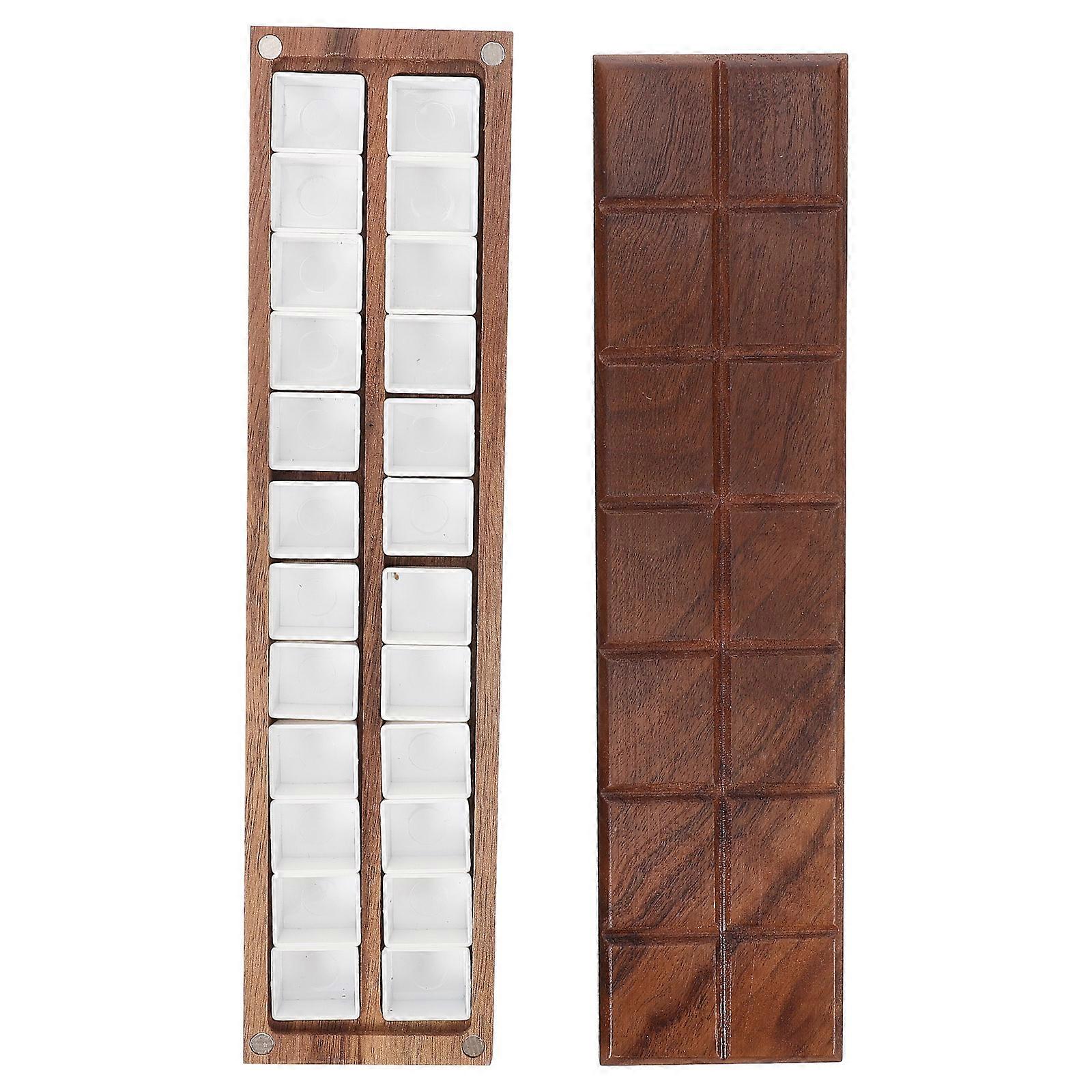 Pigment Mixing Box 3Pcs Reusable Rectangular Plastic Palette For Painting Works Assorted Color For Hobbyists And Professionals