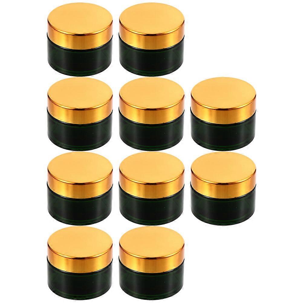 Home Use Refillable Cream Sub Container Storage Glass 4x5cm Travel 20Pcs