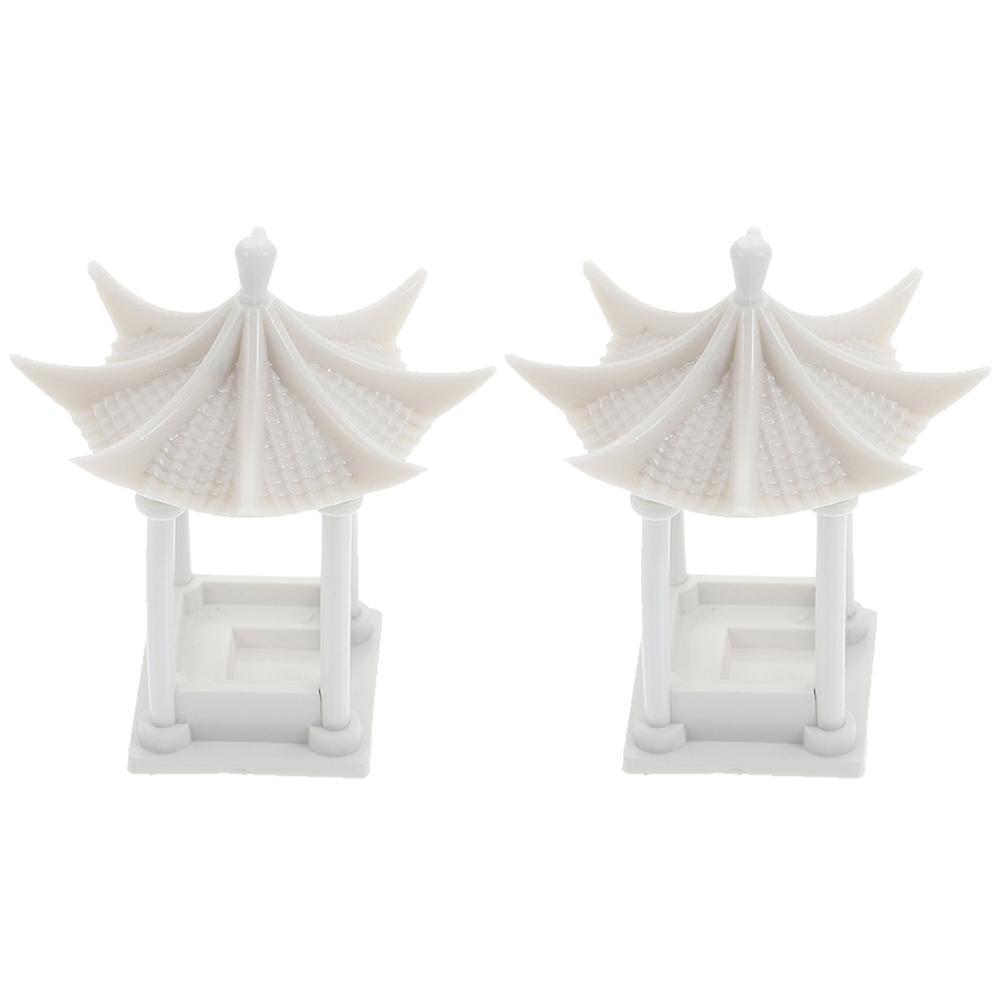 Tiny Pavilion Decorative Ornament For Mini Garden And Balcony 2X4.8Cm Fine Workmanship 10Pcs