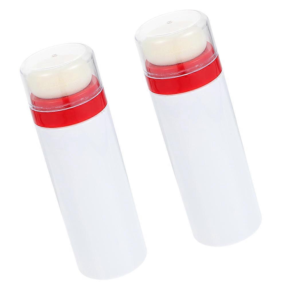 Infant Talcum Powder Boxes for Puff Storage 6Pcs White