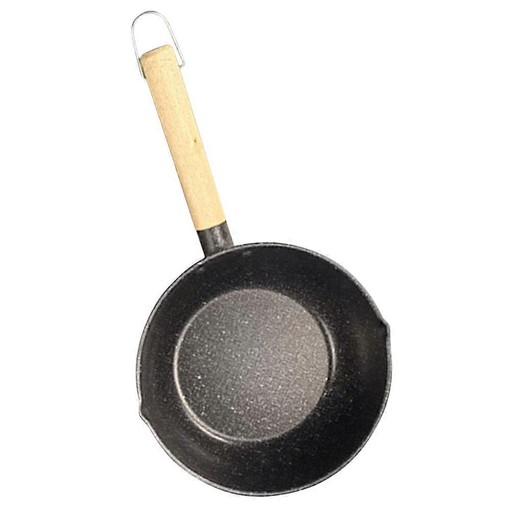 Food Pot 3Pcs Round Non-stick Saucepan Ideal For Heating Milk And Making Noodles Black Style