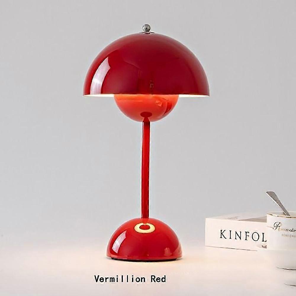 Blomsterknopp Bordlampe, Bryllupsrom, Soverom, Skrivebordsdekorasjon, Lampe, Nattbordslampe (Oppladbar)