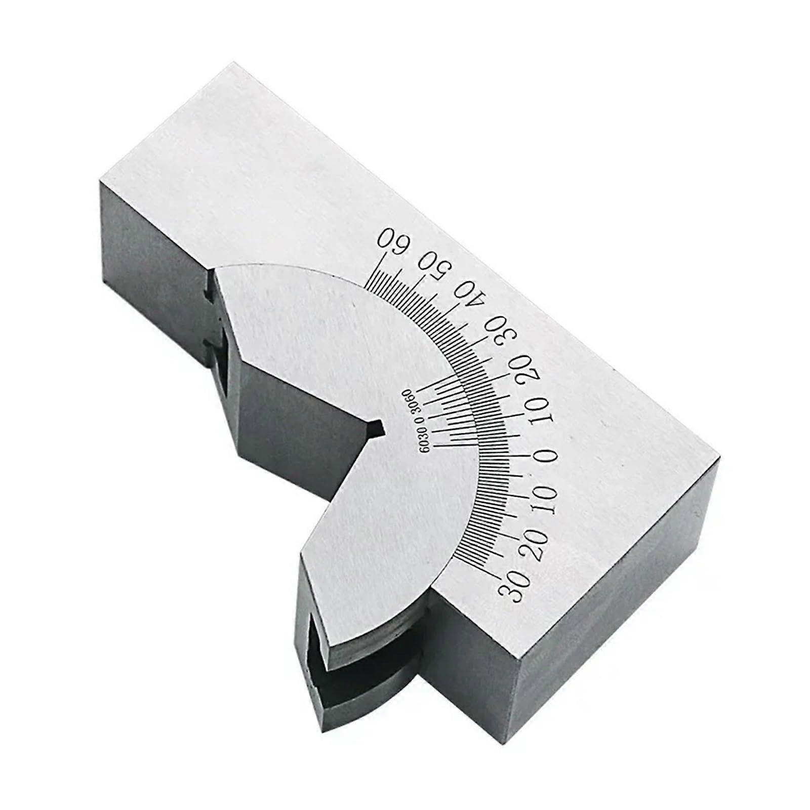AP25 Precision Gauge Adjustable Angle VBlock Milling Setup 0 to 60 Degree Angle Plate Gauge