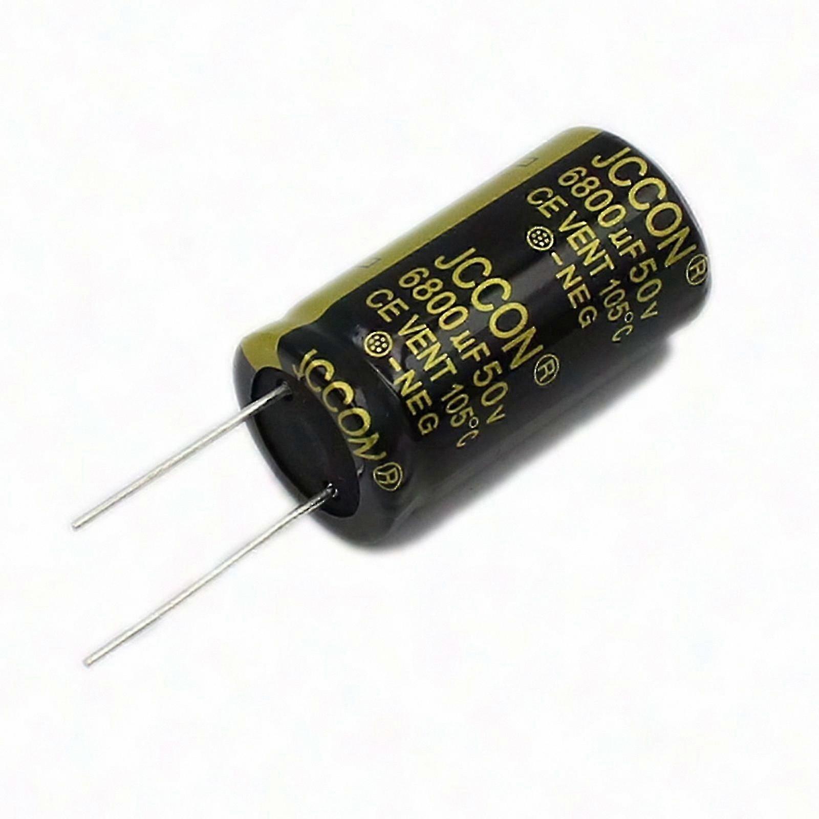 6800uF 50V Capacitor for Electronics, Compatible with TVs, Monitors, Audio Systems, and Gaming Devices