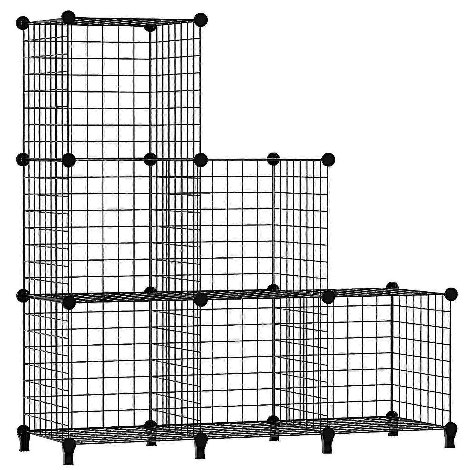 Wire Cube Storage, Storage Shelves 6 Cube Bookshelf Bookcase Closet Organizer And Storage, Wire Storage Shelves Multi-use Diy Storage