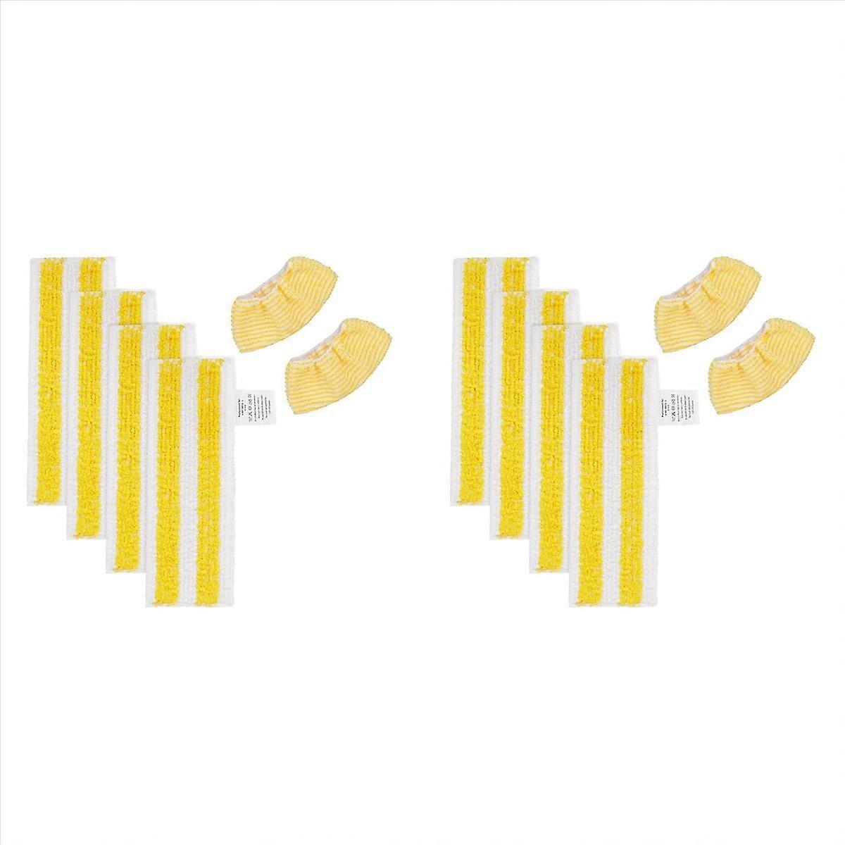 8x Steam Mop Pads Cloth for EasyFix SC2 SC3 SC4 SC5 Steam Cleaner, Microfiber Washable Reusable Stea