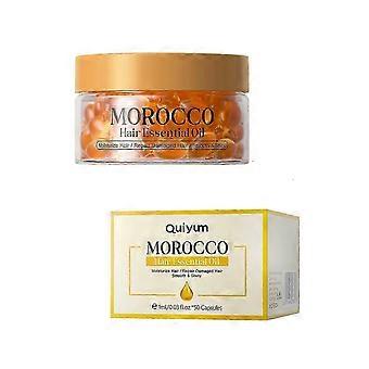 Hair Care Oil, Morocco Nourishing Hair Essential Oil No Rinse, Deep Long-lasting Strengthening Care Hair Treatment Serum, Smoothing Glitter Non-greasy