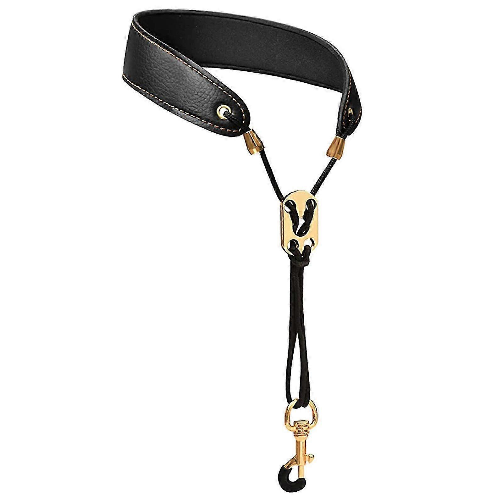 Saxophone Shoulder Strap Length Adjustable Soft Shoulder Harness Neck Strap Musical Instruments Accessories Parts brown