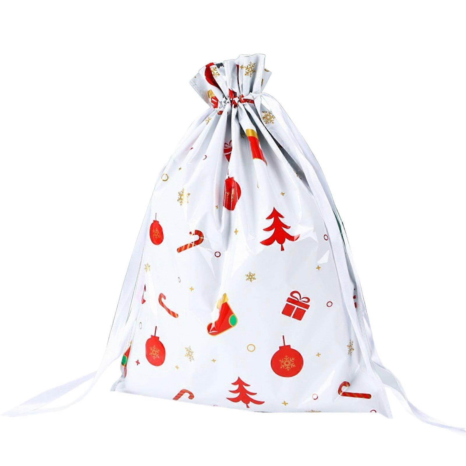 Drawstring Christmas Candy Bag Elk Santa Drawstring Bag Christmas Packaging Bag Home Essentials
