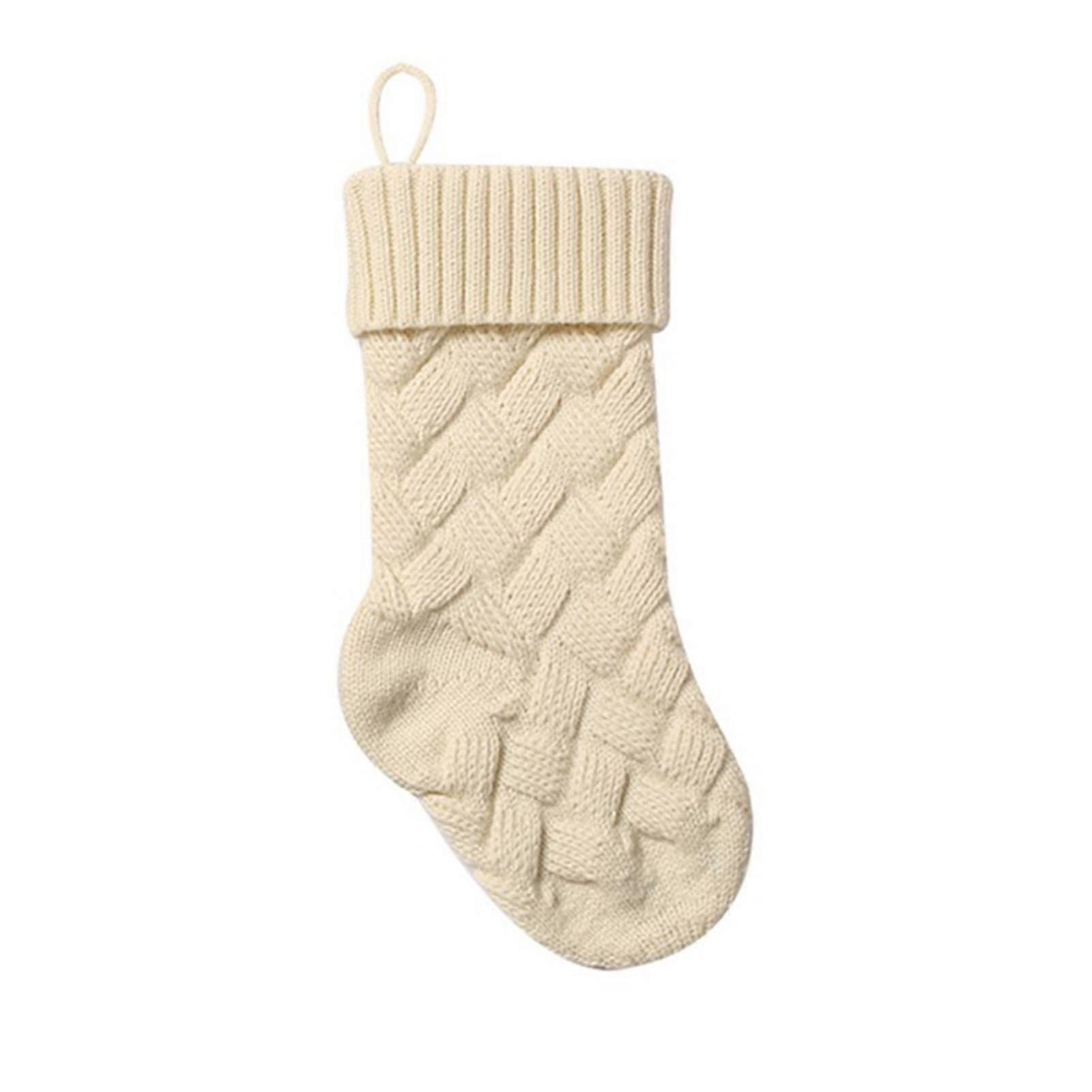 Merry Christmas Decorative Stocking Solid Color Delightful Stocking