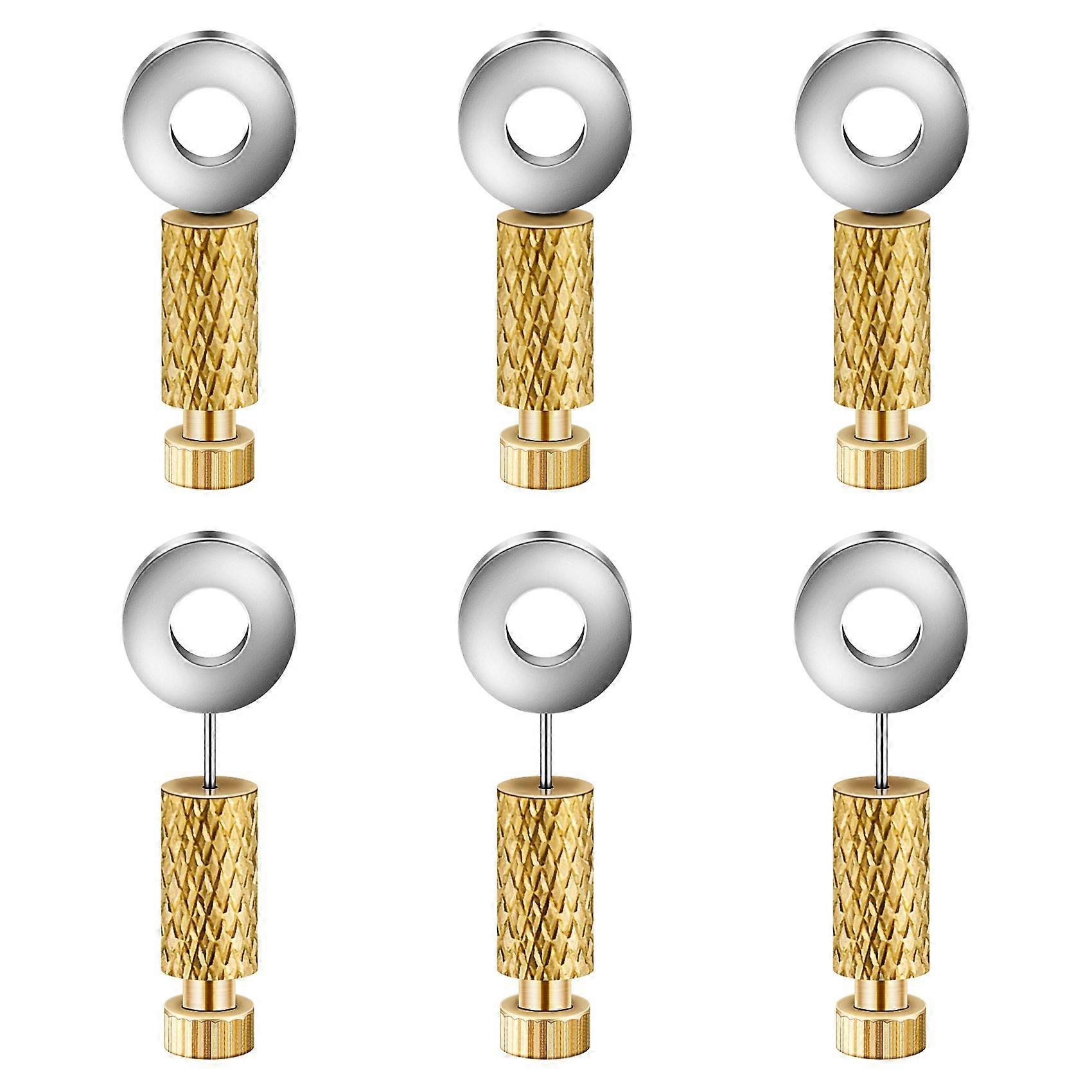 6Pcs DIY Leather Hand Sewing Position Located Hand Tool