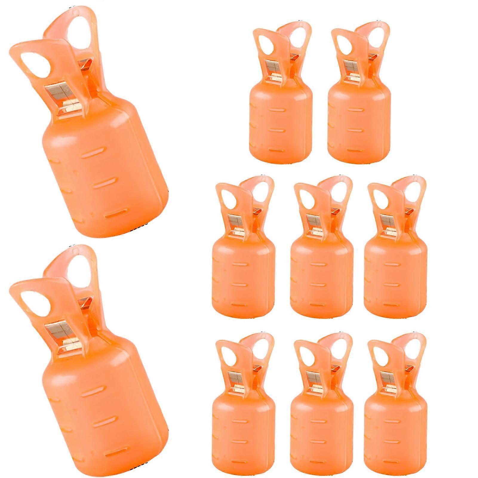 Housse for Fishing Hook 10Piece Hook Protector Set Lightweight Portable Orange Case for Fishing Hooks