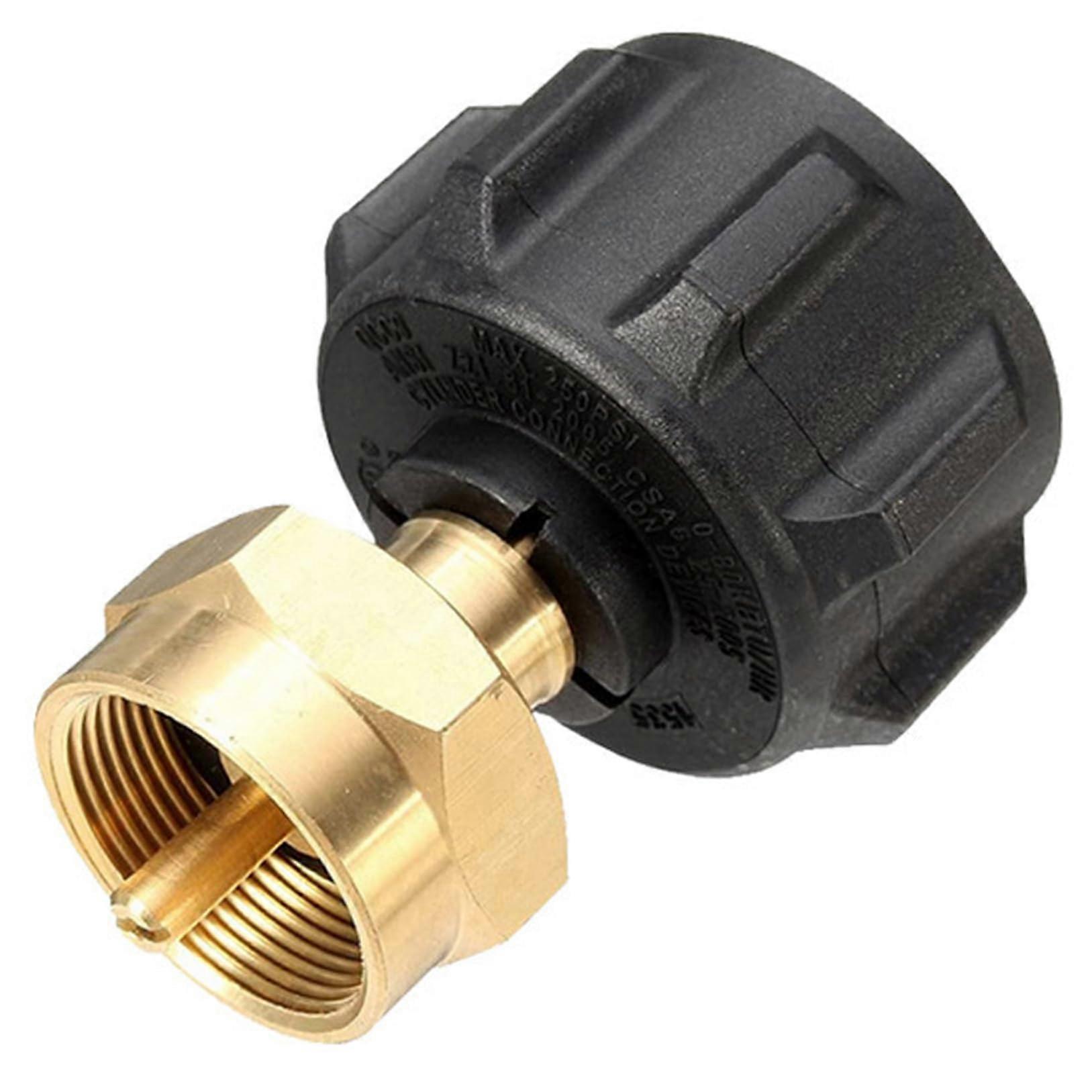 Propane Refill Adapter Portable Brass For 1 Lb Tanks Outdoor Camping