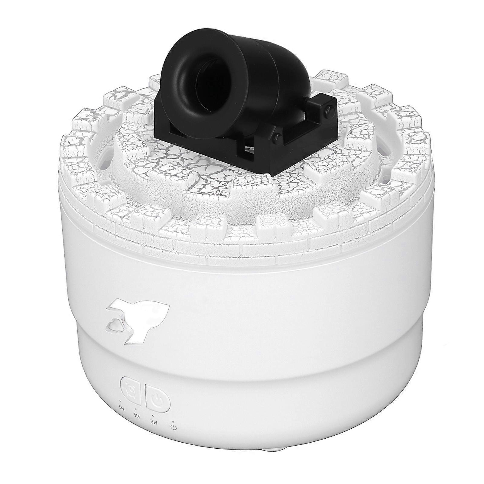 Essential Oil Diffuser Humidifier 200ml Quiet Volcano Cool Mist Humidifier Aromatherapy Diffuser with 7 Colors Light for Bedroom Office White 