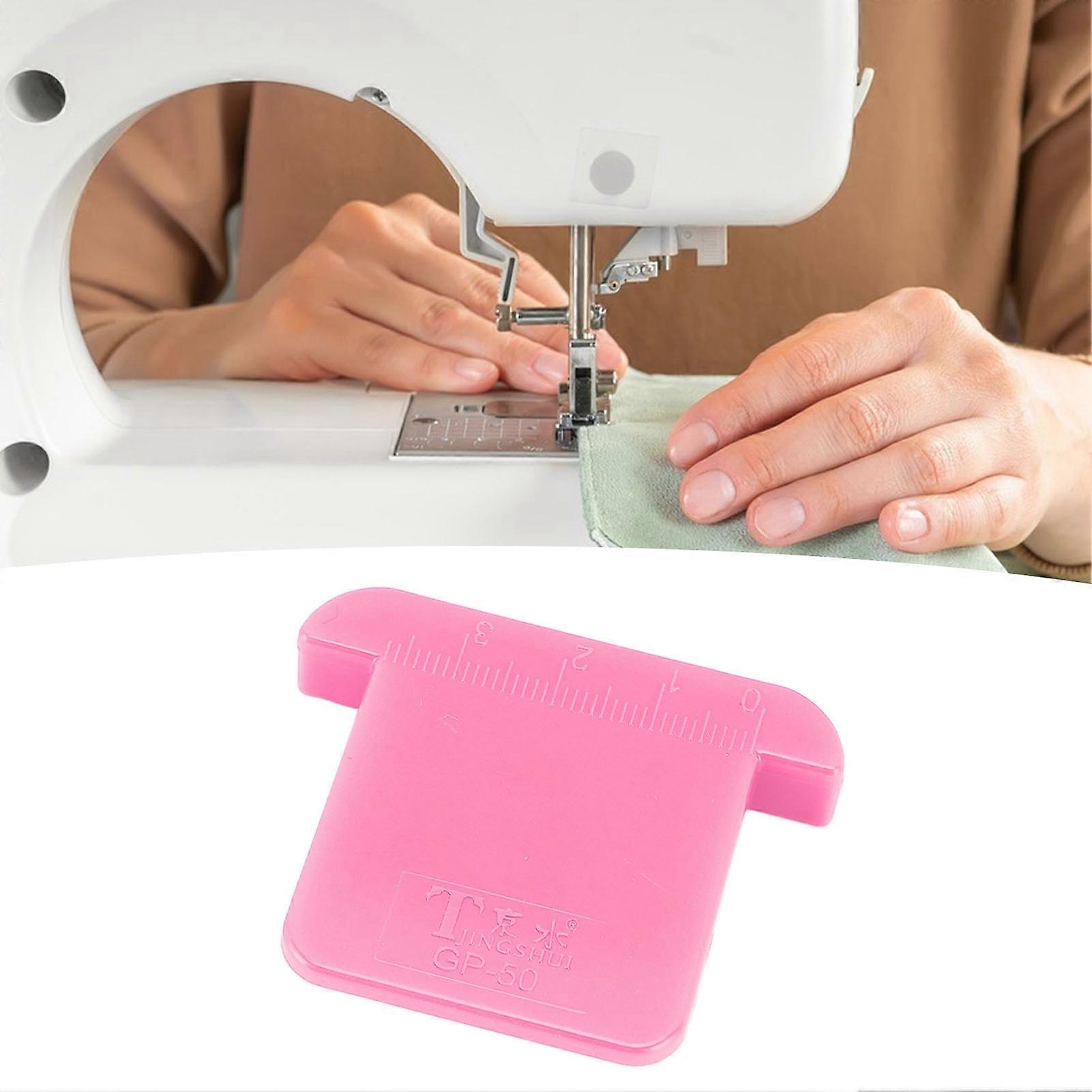 Sewing Magnetic Seam Guide Multifunctional Portable Plastic Seam Guide with Scale for Home Roseate 