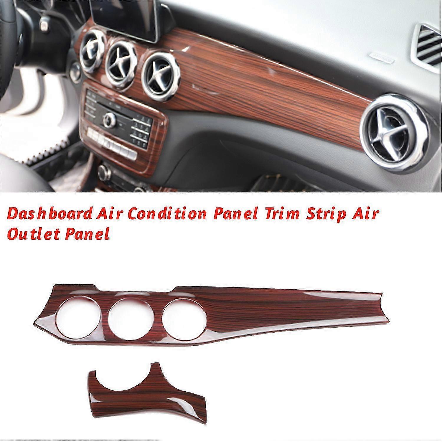 2Pc Dashboard Air Condition Panel Strip for 13-19 LHD,B