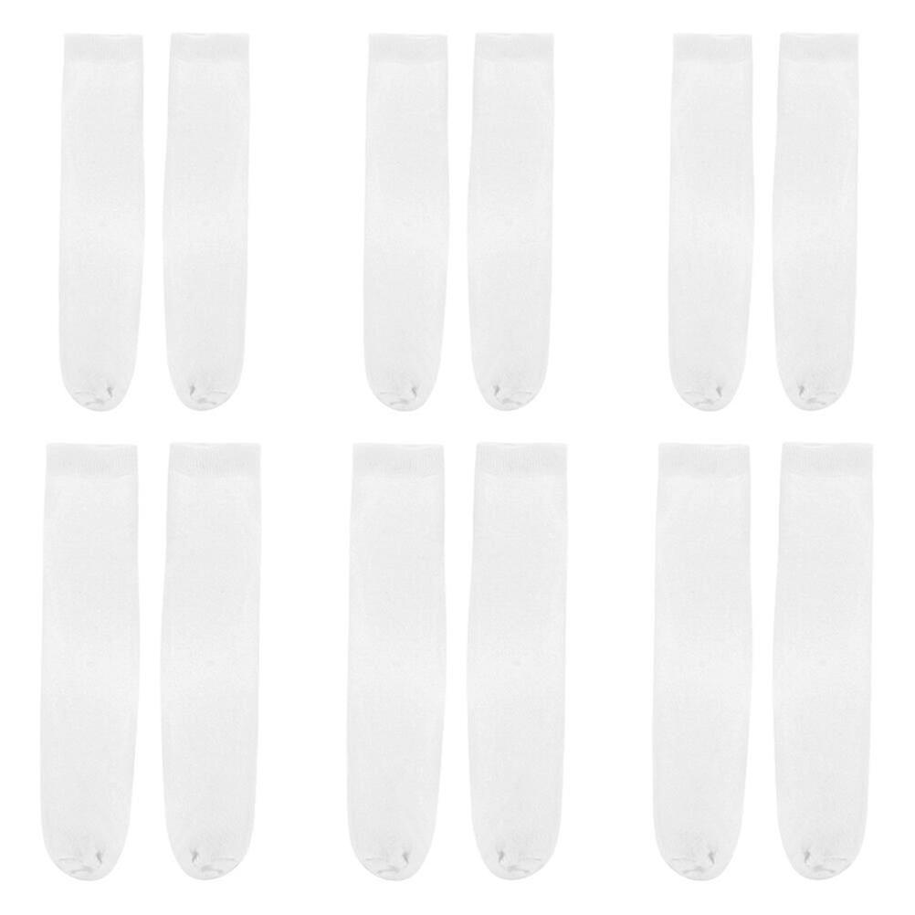 6 Pairs White Cotton Socks Sublimation Ankle Socks Sublimation Socks Bulk Sublimation Printing Socks Sublimation Socks Blanks