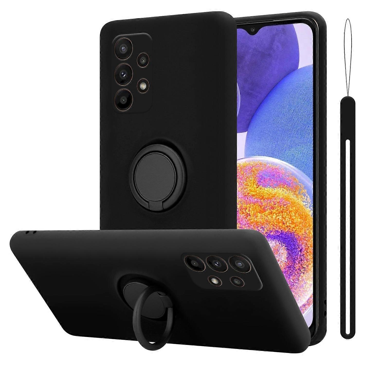 Samsung Galaxy A23 4G / 5G Protective Case TPU Case - Liquid Design with Ring