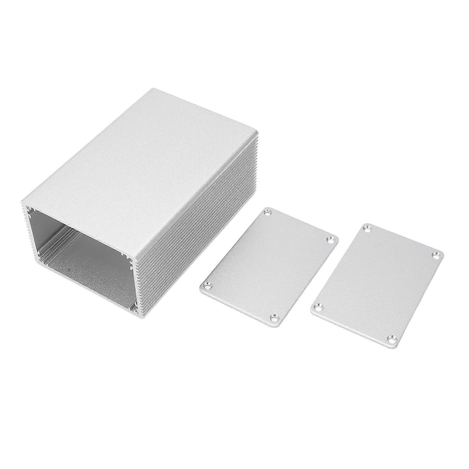 Aluminum Project Box Sandblasting Silver Waterproof Electronic Project Box Case for Circuit Board