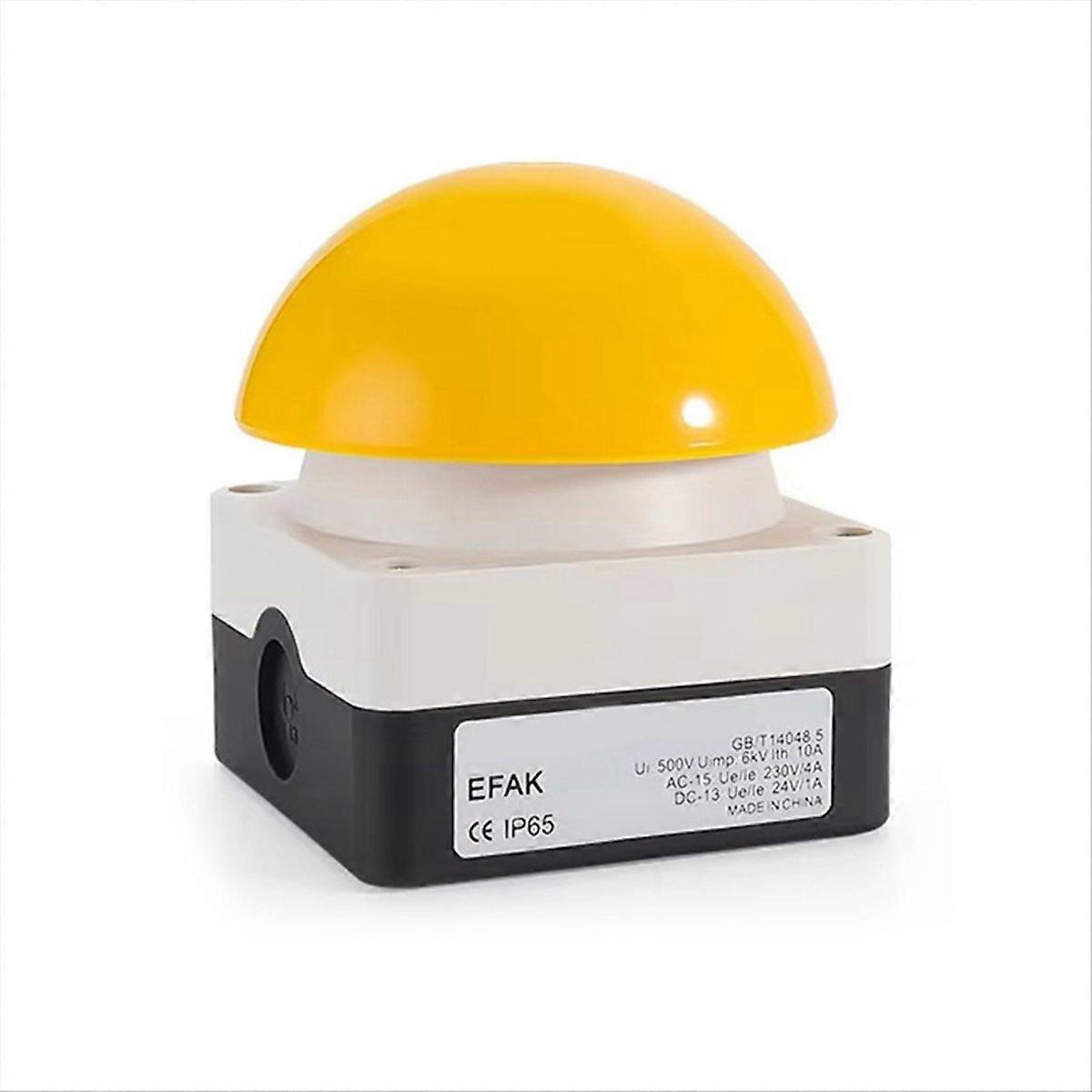 Foot/Hand Switch IP65 EFAK Mushroom Head Emergency Stop Push Button Switch Self-Locking Self-Resetti