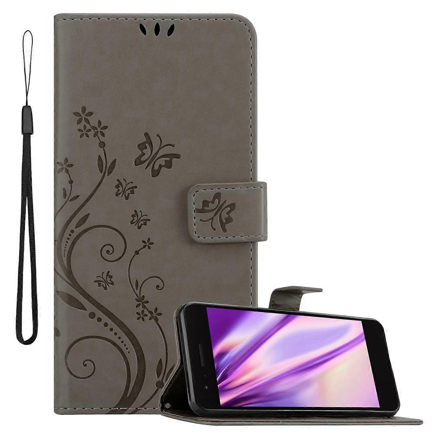 LG K8 2018 / K9 2018 Προστατευτική θήκη - με floral μοτίβο και υποδοχή κάρτας