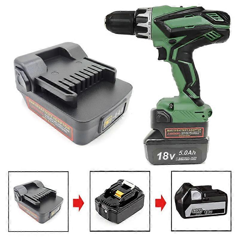 Converter Adapter for Makita 18V Li-ion Battery To for Hitachi 18V Power Tool