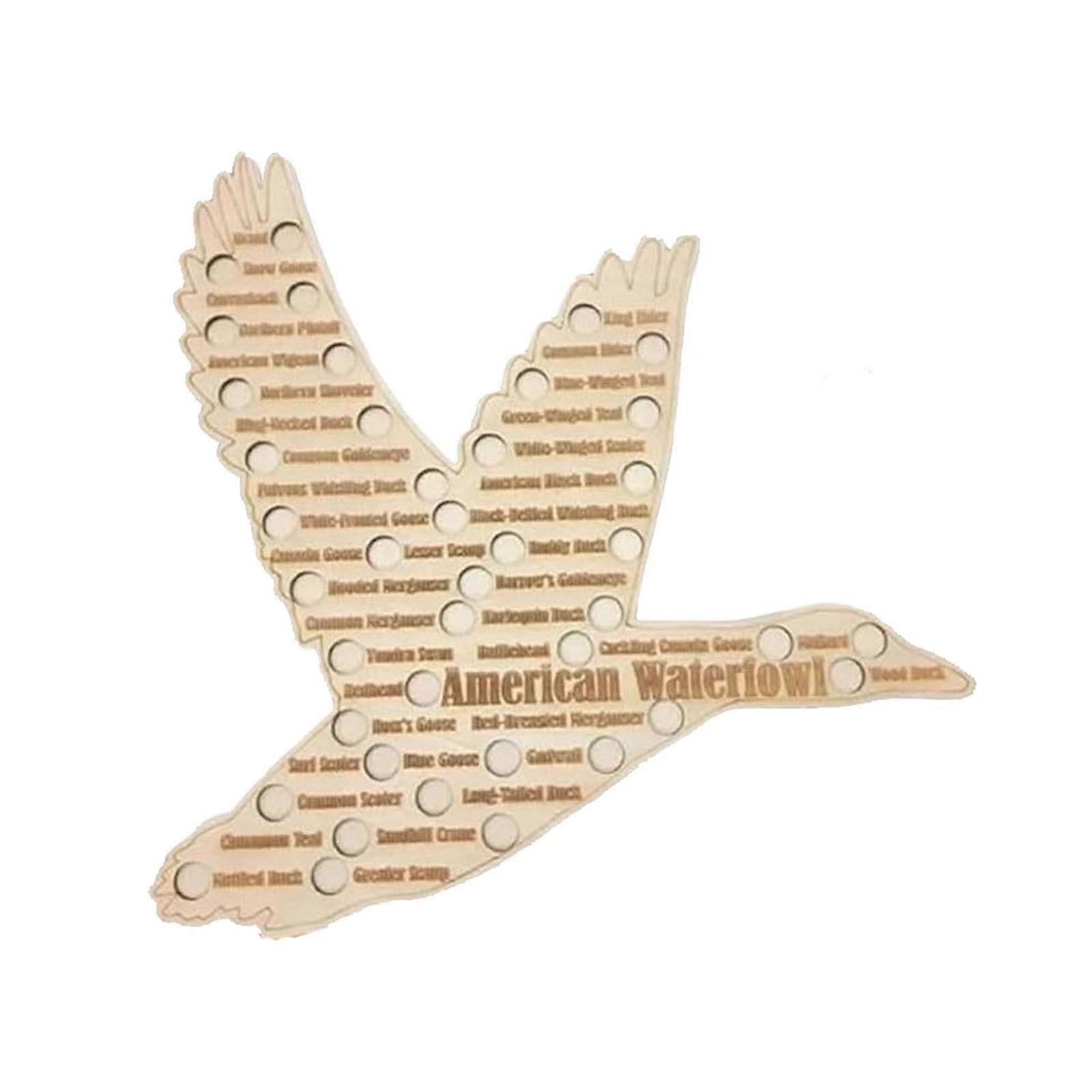 Waterfowl Sign Collection Map or Goose