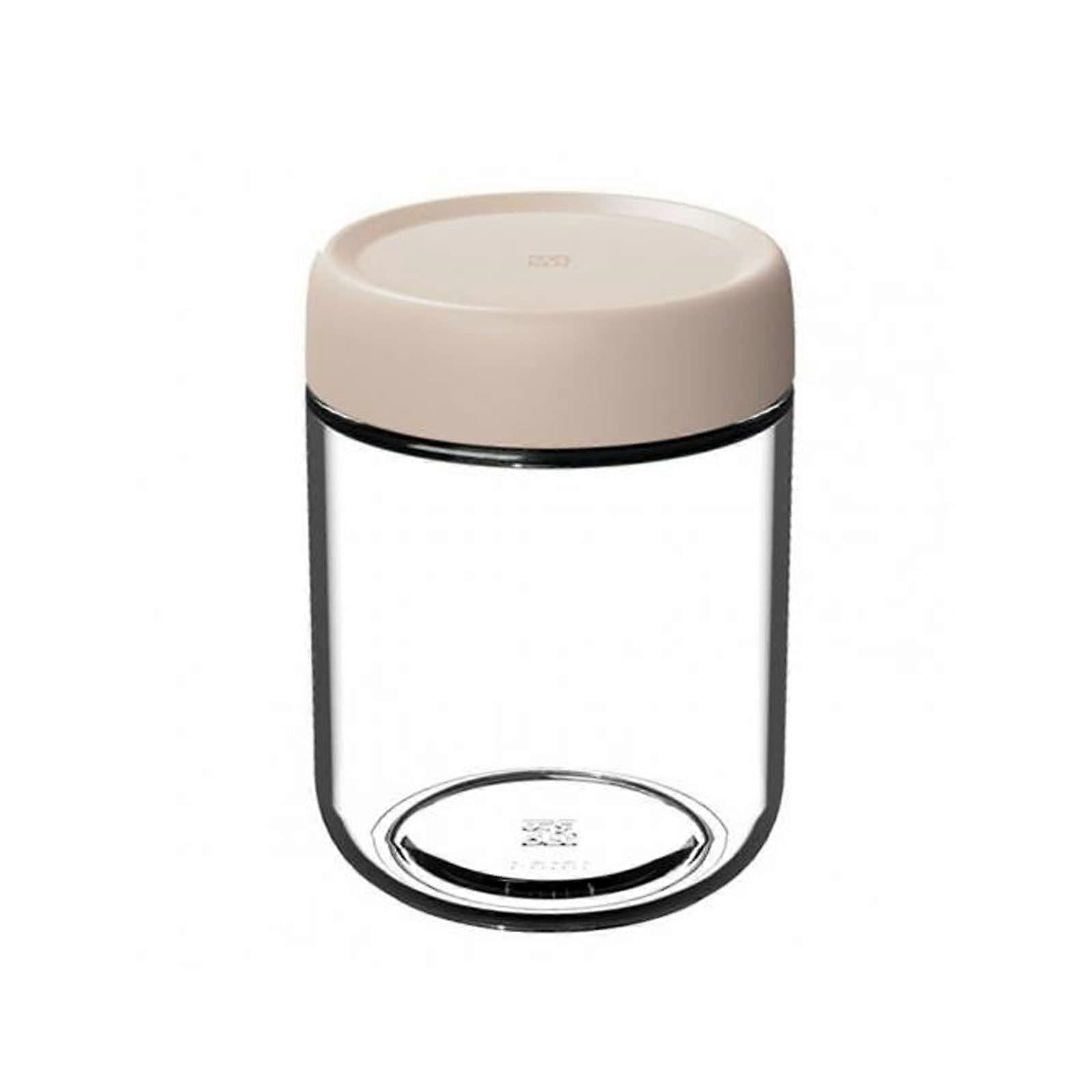 Plastic Spice Jars Set of 6 with Lids – Stackable Food Storage Containers for Kitchen & Fridge Use