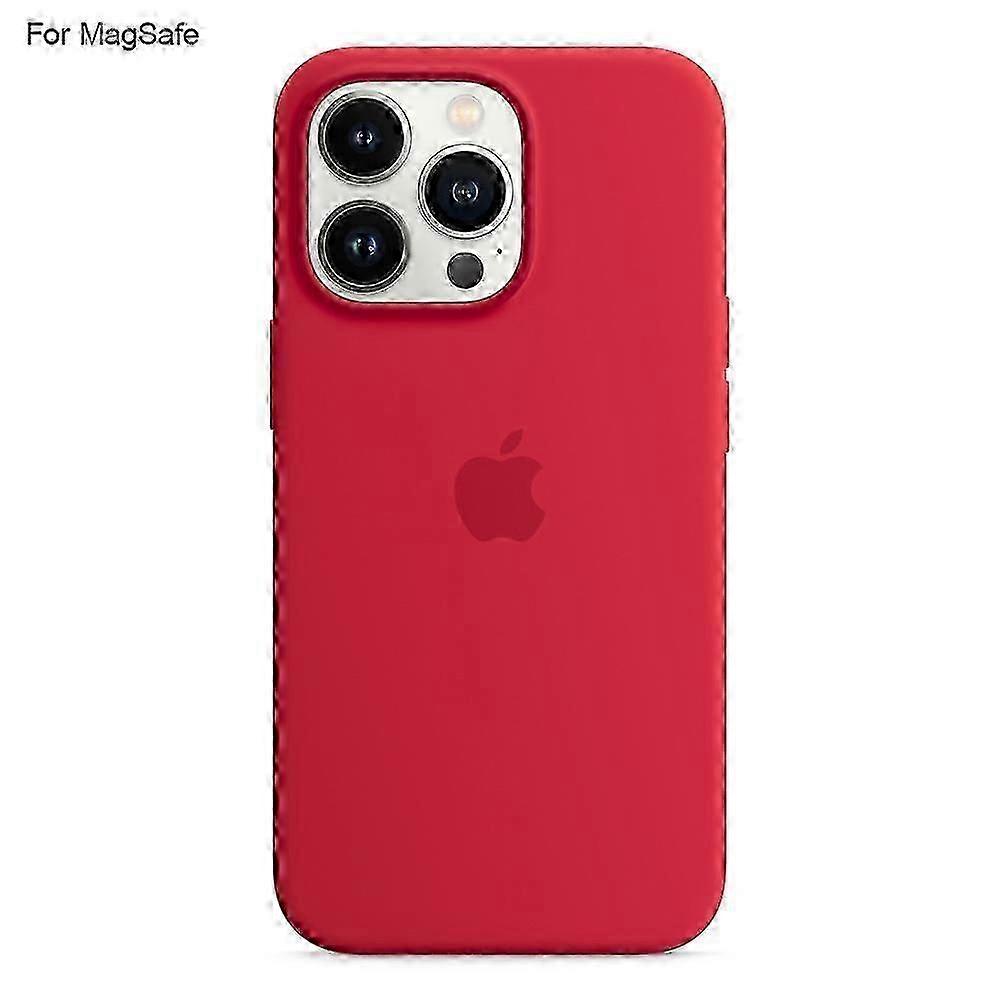 Para iPhone 14 Pro Case com MagSafe - Capa Protetora de Silicone Líquido -YT4